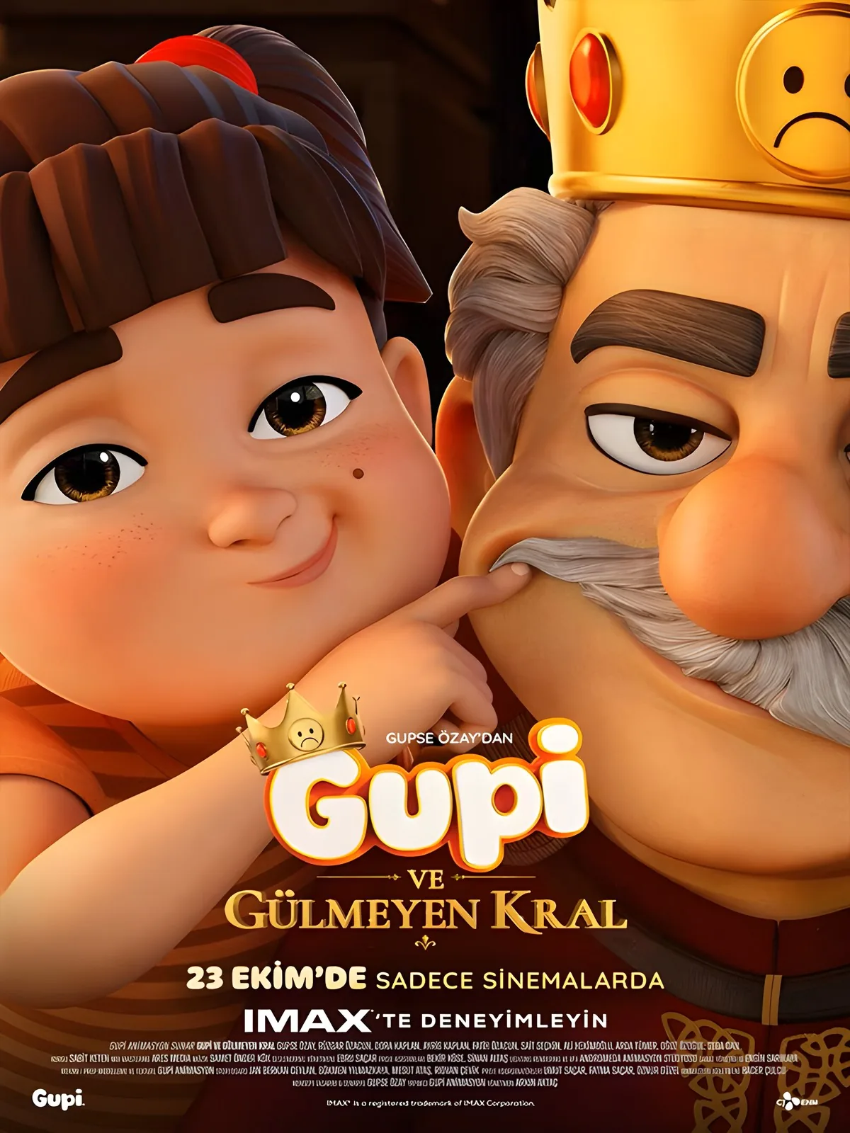 Gupi ve Gülmeyen Kral film afişi
